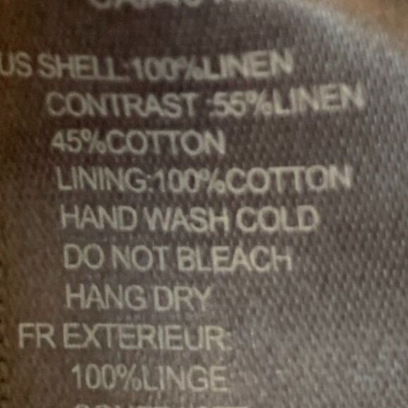 Love 21 Striped Linen Cotton Blend Skirt - Picture 6 of 8